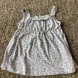 Baby girls Ralph Lauren blue floral dress size 6 months